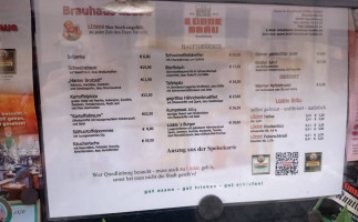 Brauhaus Lüdde menu