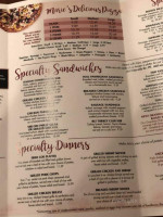 Marie's Restaurant. menu