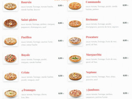 Cristo Pizza menu