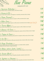 Tropicana menu