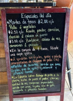 La Cabanita menu