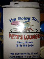 Pete's Lounge food