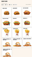 Burger King menu