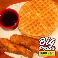 Big Poppa Burgers Chicken Waffles food