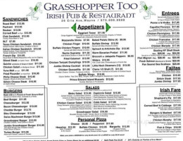Grasshopper Too menu