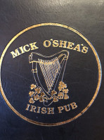 Mick O'shea's Irish Pub food