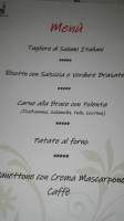 Convento Dei Neveri menu