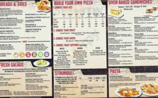 Fox's Pizza Den menu