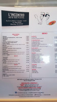 La Scaletta menu