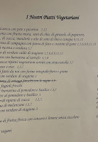 Locanda Da Pia E Serena menu