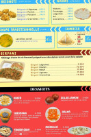 Bollywood Kitchen menu