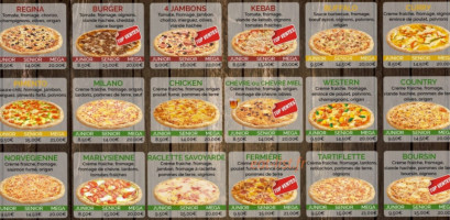 Marly Pizza menu