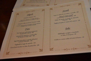 Antico Colle I Poderini menu
