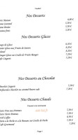 Au Bon Accueil menu