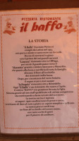 Il Baffo menu