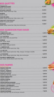 Burger Co menu