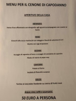 Pizzeria Scacco Matto menu