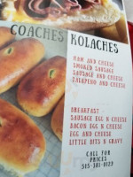 Coaches Kolaches food