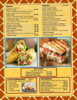 Tequila Sunrise menu