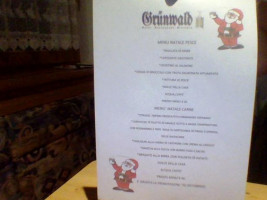 Grünwald menu