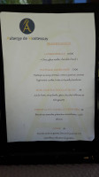Auberge De Montessuy menu