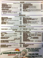 Lumberjack Inn menu