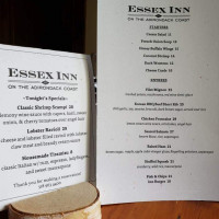 Essex Inn On The Adirondack Coast menu