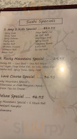 Hana Grill menu