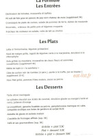 La Co(o)rniche menu