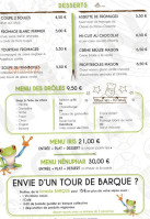 La Pigouille menu
