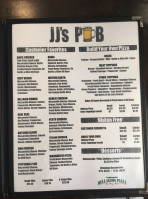 Jj's Pub menu