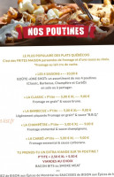P'tit Québec Café Officiel menu