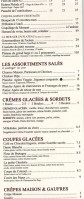 Brasserie Du Theatre menu