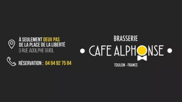 Café Alphonse food