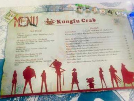 Kungfu Crab menu