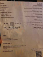 10 Mcgillis Public House menu