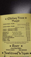 Deliso Pizza menu
