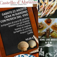 Castello D'abruzzo Famiglia Crisante menu