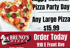 Bruno's Pizza food