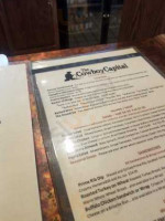 The Cowboy Capital Saloon Grill menu