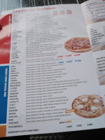 Planet'pizza menu