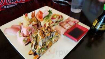 Asian Cafe Sushi Grill food