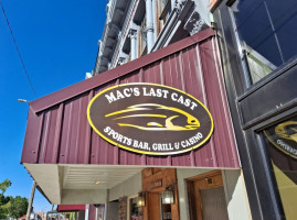 Mac's Last Cast Sports Grill Casino Liquor Store outside