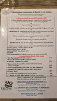 Auberge La Gaillotiere menu