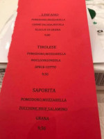 Pizzeria Da Ettore menu