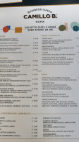 Camillo B menu