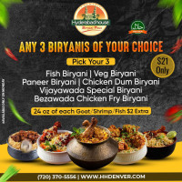 Hyderabad House Denver food