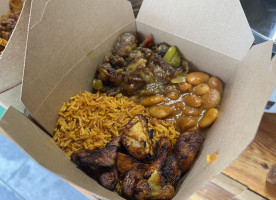 The Vegan African Food Stall inside
