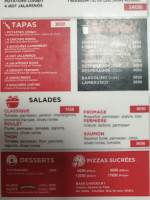 Pizza Bonici Soussans menu