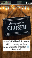 Mario’s Fishbowl Suncrest menu